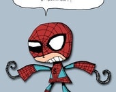 That Spider Guy Art Print Illustration Superhero