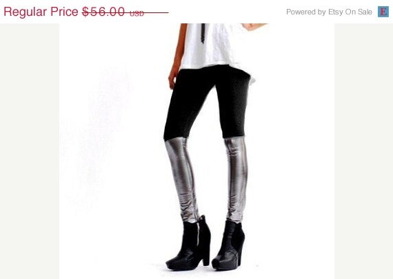 10 OFF SALE BABOOSHKA Oil Slick Panel Leggings