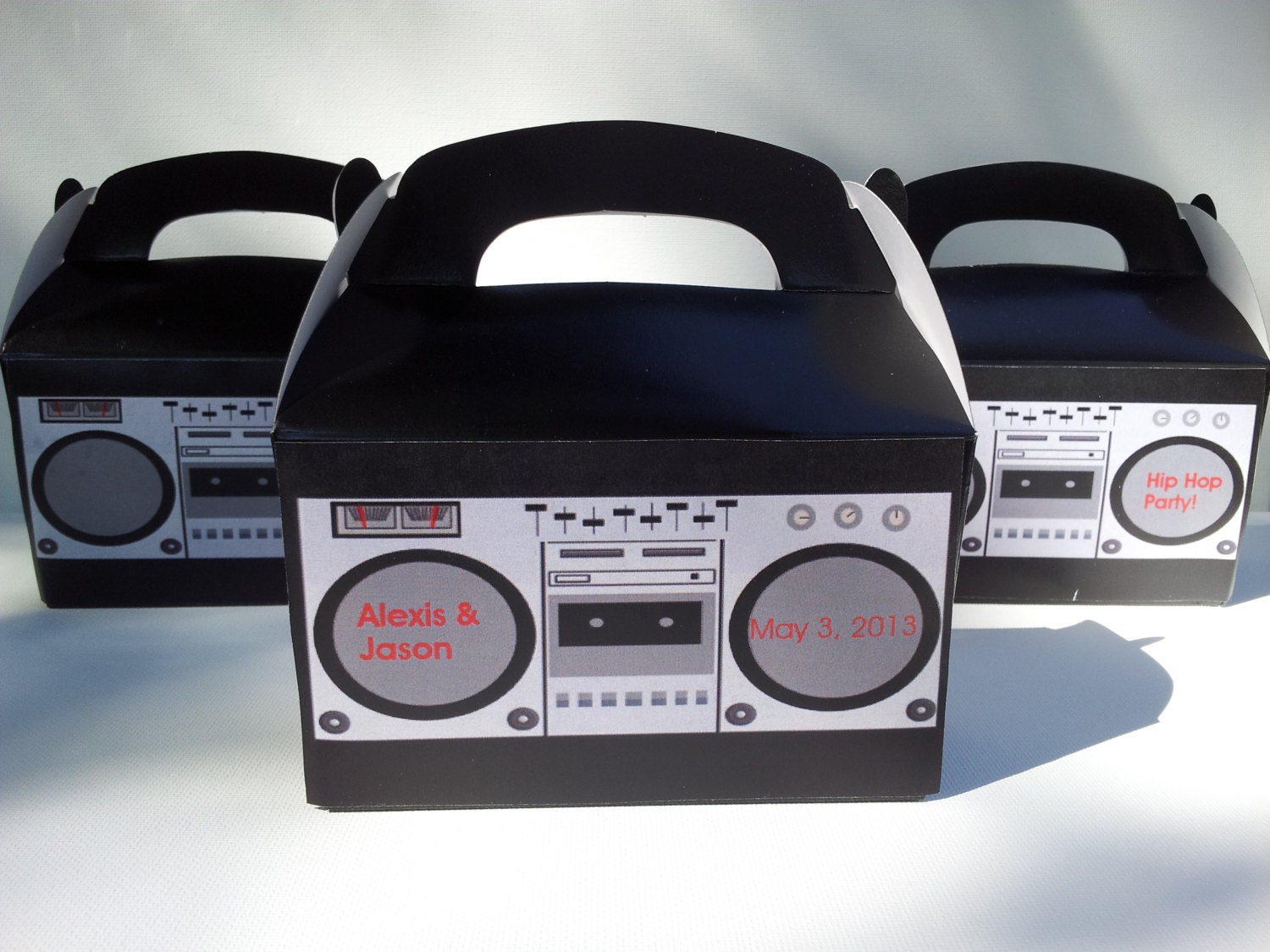 Boombox Favor Box