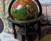 metal world globe pencil sharpener