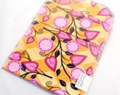 Medium Reusable Sandwich Bag- Food Baggie with pleated fold over closure - Flora by Patty Young