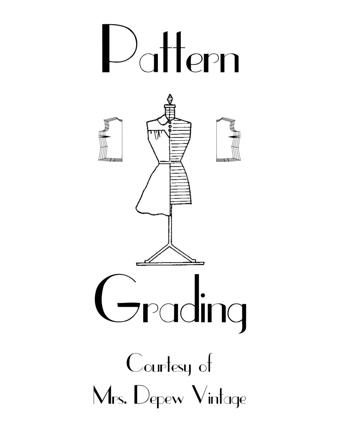 Vintage Sewing Pattern Bathing Beauties 1940's Bathing Suit Printable PDF Copy 36 Bust -INSTANT DOWNLOAD-
