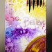 11x14 Abstract Art Print Contemporary Modern Fine Art Print  - by Destiny Womack  - dWo - Belive