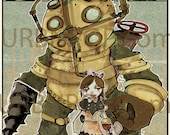 URBNPOP  Bio-Shock signed  5x7 print