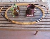vintage c. 1970s bamboo breakfast or vanity tray