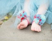 Sweet Baby Bottomless Sandals can be added to Flip Flops or worn as Hair Bows Perfect for baby newborn to 12m - Summer Sandals