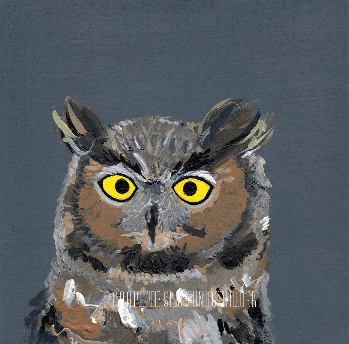 Great Horned Owl - 11x14