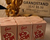 Vintage Pinstripe Baseball Placecards Baseball Birthday Party Food Signs Set of 4 by Belleza e Luce Il_170x135
