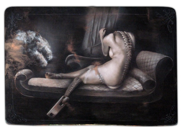 Ashamed-charcoal drawing signed print
