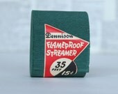 2 Vintage Dennison crepe paper streamers Rolls Teal Blue Green