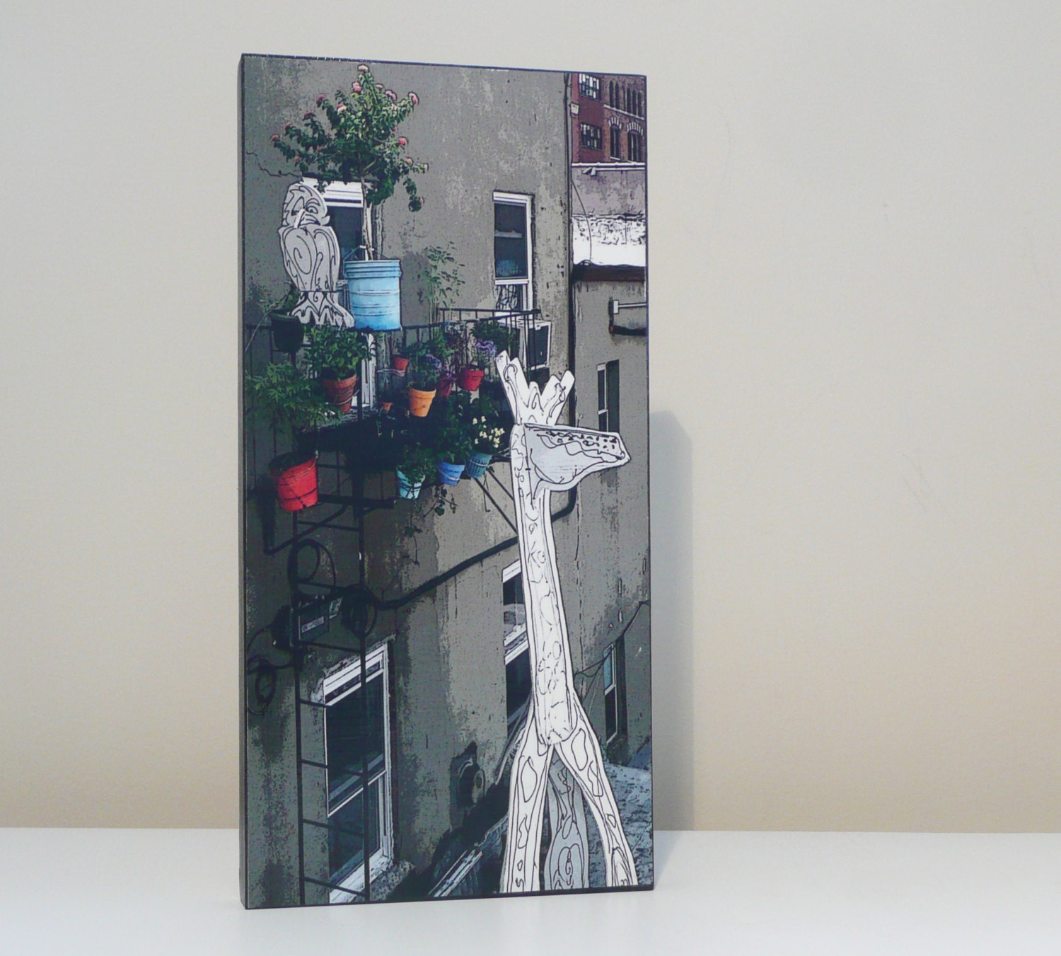 Urban Giraffe Wall Decor