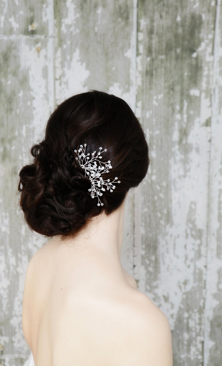 Set of Two Crystal Hair Pins