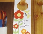 Floral  Decoupage Door Hanger Craft   KIT