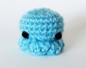 Little Blue Mini Tiny Amigurumi Crochet Octopus