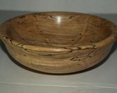Spalted Maple wood bowl
