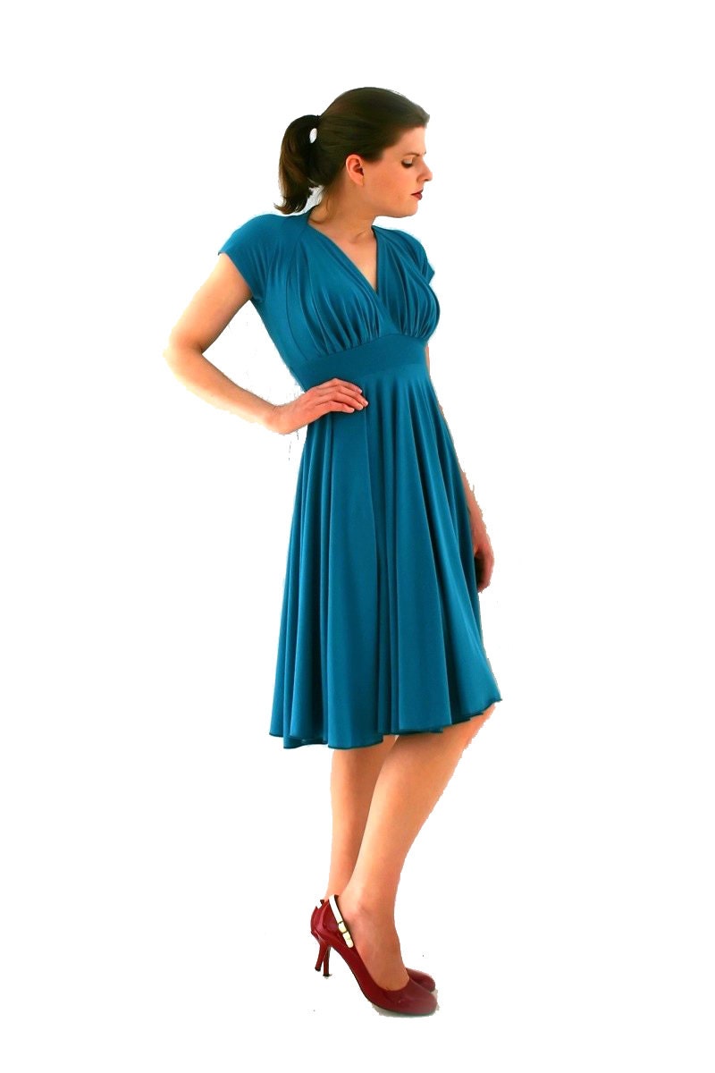 Lucky Number 7 Dress in Bamboo - Made To Measure