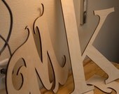 Big wood cutout letters