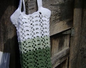 Shopping Bag Purse Crochet Handmade Market Bag Cotton Beach Tote Mesh Eco Friendly ReUsable