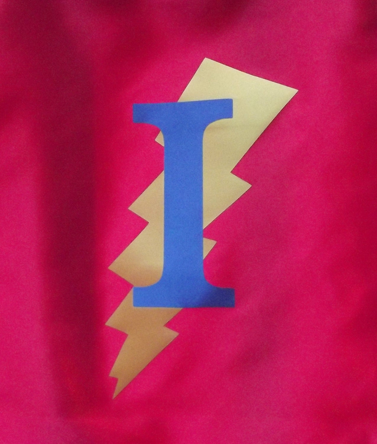 SUPERHERO CAPE Lightning Bolt and Initial Personalized Super Hero Cape Lightning bolt and Initial Il_570xn