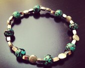 Turquoise and Silver (Bracelet)