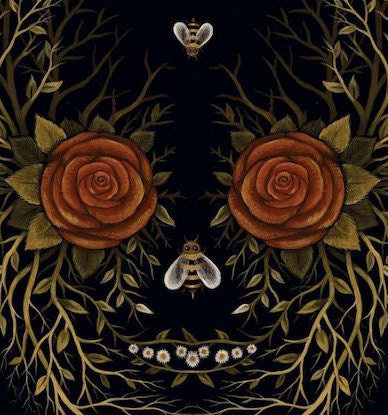 Flower Skull Print