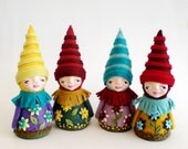 Ooak Elf Figurine, Collectable Figurine, soft sculpture, Gnome figurine