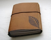 turn a new leaf blank tri fold journal
