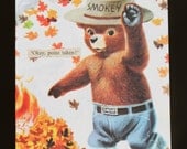 Okay, point taken - Smokey the Bear handmade card