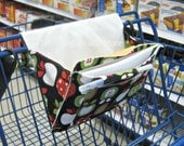 Red and Green Apples by Ann Kelle-Ultra Shopping Cart Coupon Organizer-attaches to shopping cart
