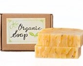 Lavender Rose Natural Organic Soap with Shea Butter, Essential Oils,  4.5 oz, 128 grams - JenSanHomeAndBody
