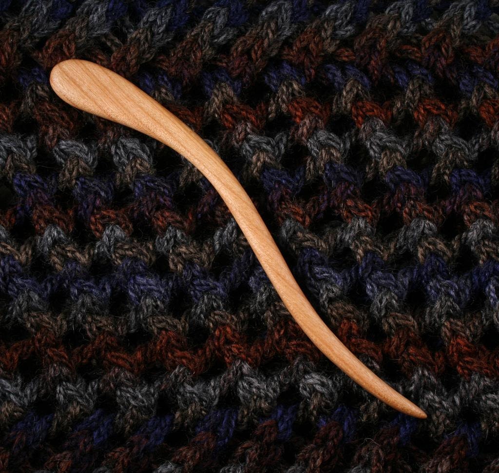 Cherry Curvy Stick - Hair Stick or Shawl Pin