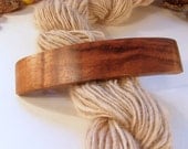 Large Hawai'ian Koa Wood Hair Clip, wooden hair accessory, reclaimed wood jewelry, lifetime guarantee, hair toy, large hair barrette