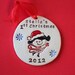 Personalized Baby's First Christmas, Little Christmas Pixie Fairy Tree Ornament - Custom Made To Order