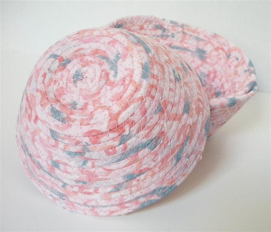 Small Pale Pink (and Blue) Bowl