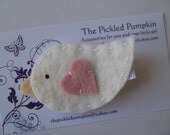 Lila the Love Bird Felt Clip