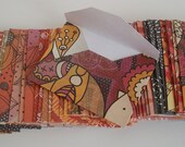 50 Maroon, black, orange assorted envelopes, wedding guest book envelope, gift card envelope, business card envelope, scrapbook envelope