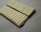 iPad Case, for iPad 1/2/3/4 Retina, and other tablet models. Yellow and White/ Padded