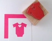 Baby Onesie Rubber Stamp