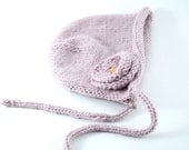 Maggie Knit Bonnet - Light Lilac - 6-12 Months