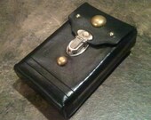 Leather Pouch - cell case - tarot card case - smoke pouch