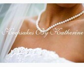 Pearl Necklace , Bridal Jewelry