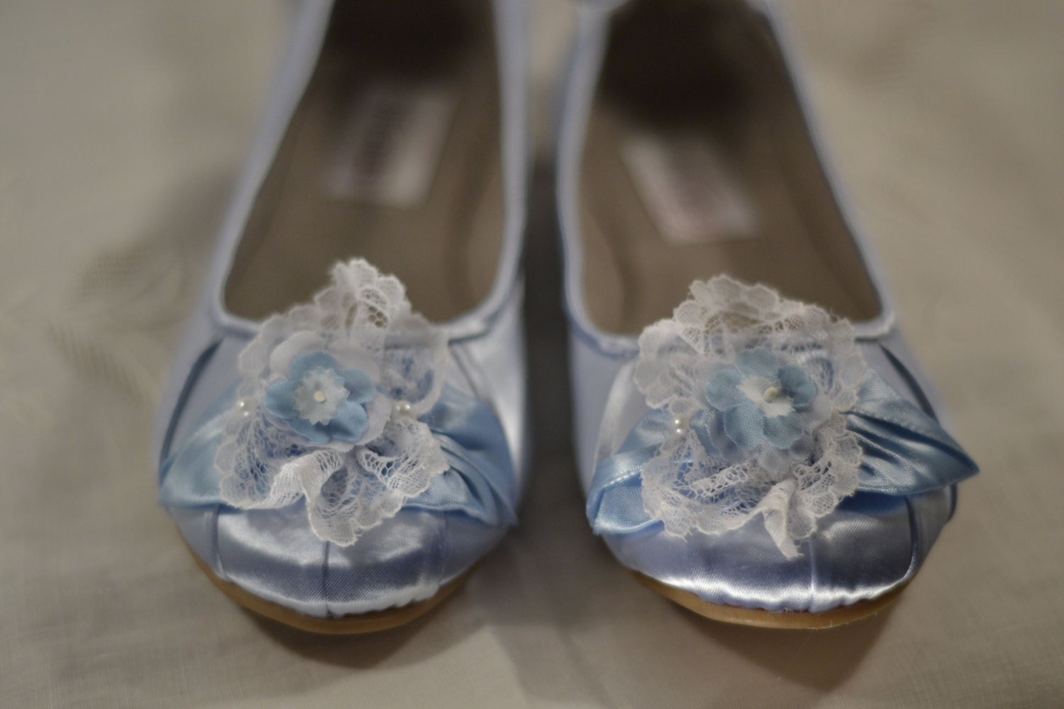 Marie Antoinette Blue Tea Party Ballet Flats