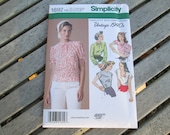 Simplicity Vintage Inspired Retro Blouse Pattern 1692 Sizes 6-14