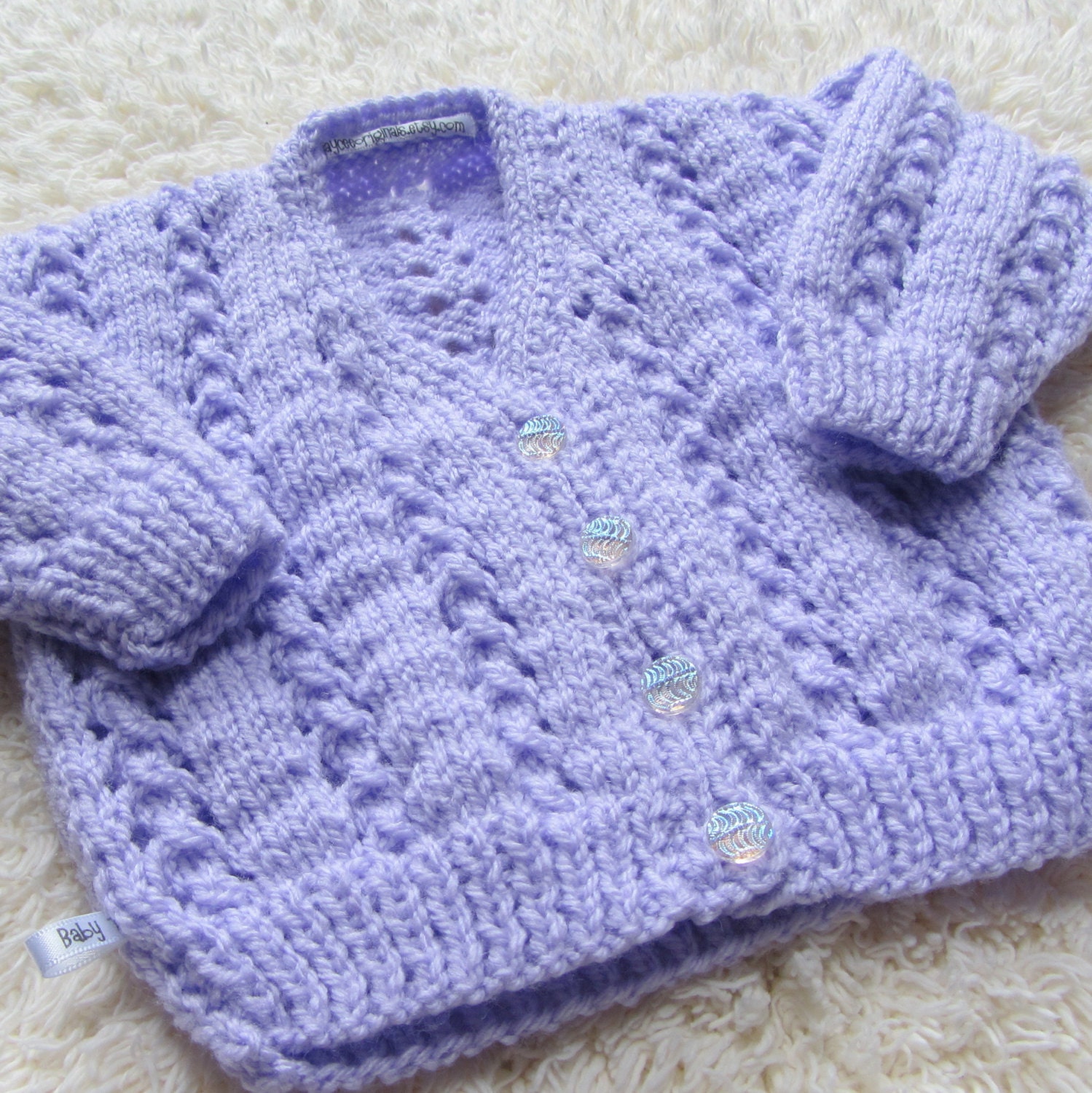 Hand Knitted Baby Cardigan