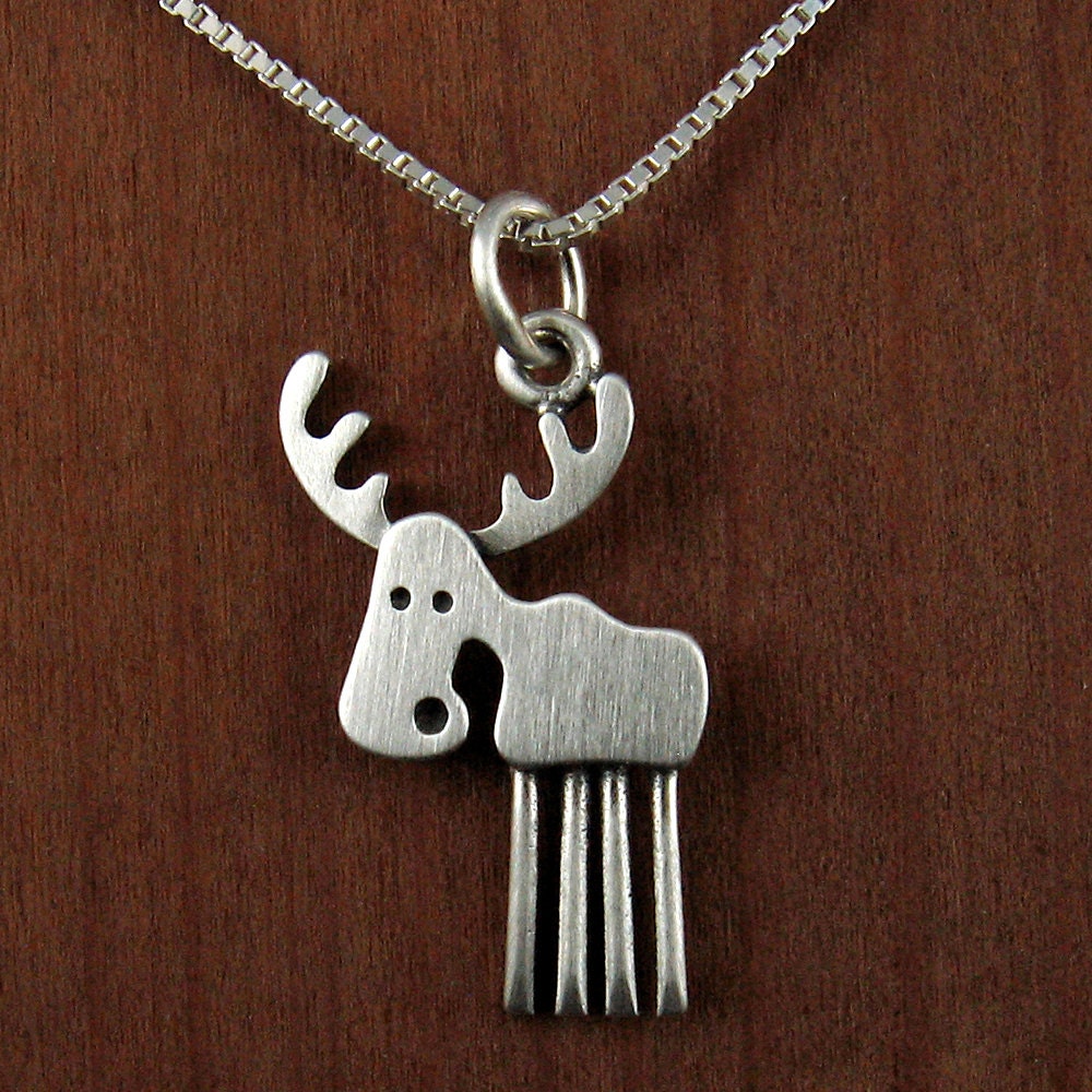 Moose necklace