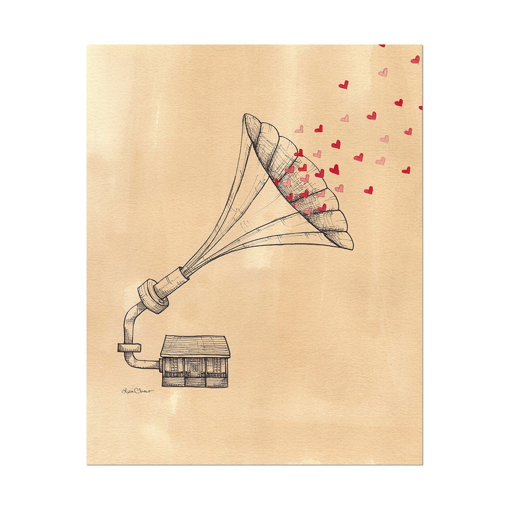 Enough of Silly Love Songs Print - 8x10