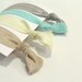 Quiet. Hair Ties. Set of 4 Elastic Hair Ties.