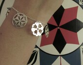 3 Charm Hex Bracelet