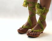 SALE Size 10 - Mid Cherry Thong RTW Mohop Shoes