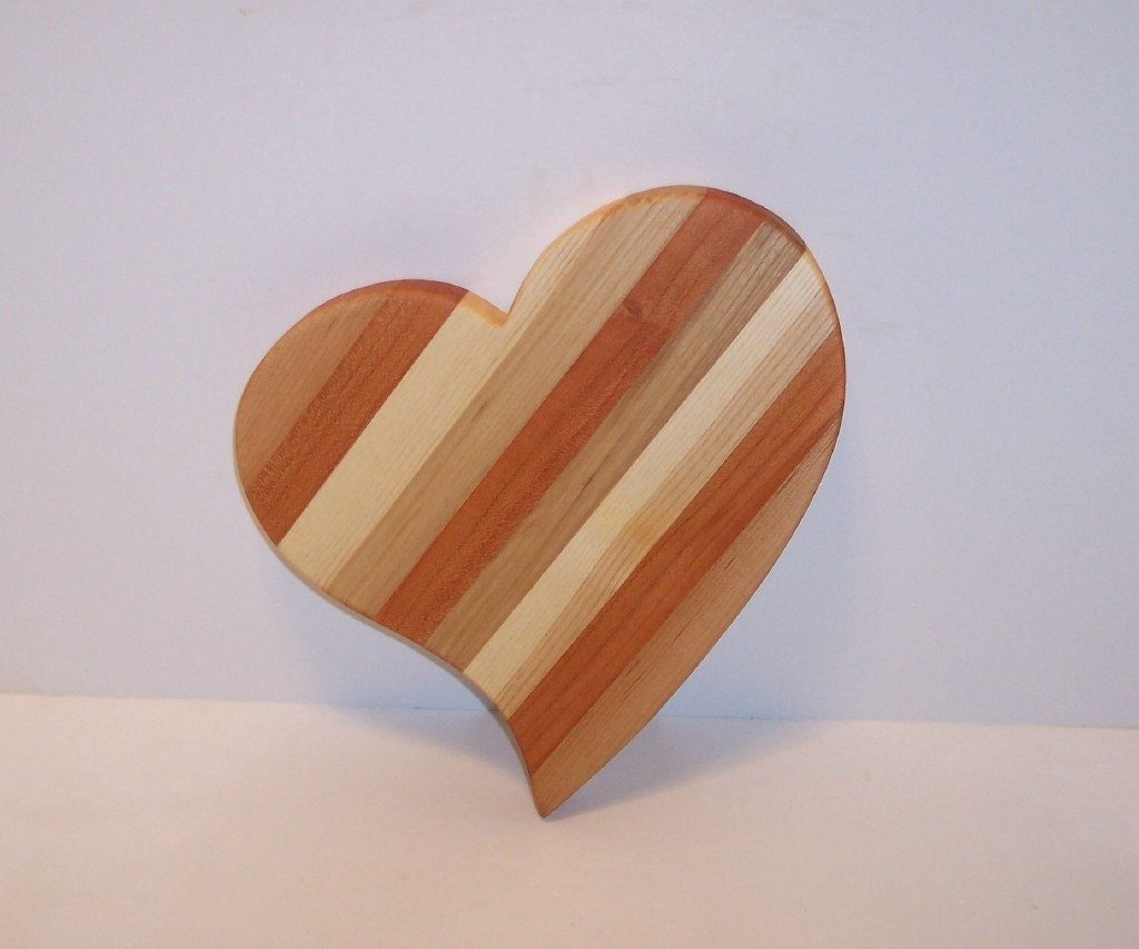 Heart Shaped Cheese Cutting Board